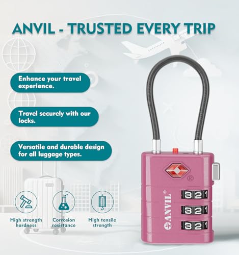 TSA Approved Luggage Locks (2 Count)