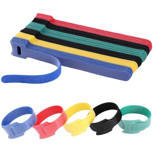 150PCS 8 Inch Cable Ties Reusable Multi (150 Count)