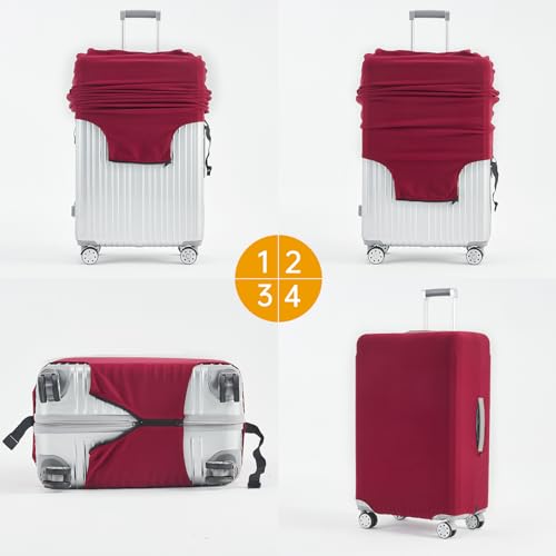 Travelkin Luggage Covers For Suitcase Tsa Approved Suitcase Cover Protector