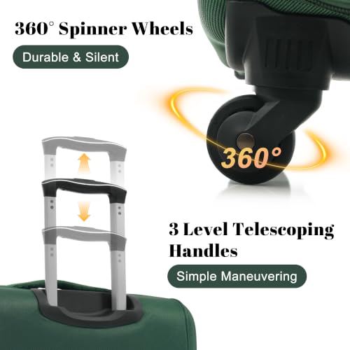 4 Piece Expandable Luggage Set (4 Count)