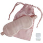 Mulberry Soft Silk Eye Mask for Sleeping with Ear Plugs & Luxury Bag