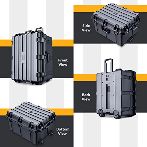 HC 7240 Hard Case with Wheels and Foam