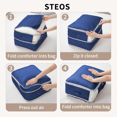 Comforter Storage Bag 4 Pack (4 Count)