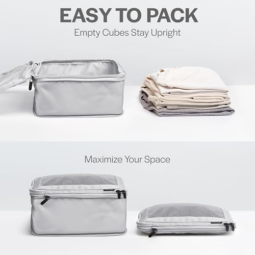 Compression Packing Cubes for Travel (4 Count)