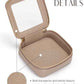 Clear Makeup Case Toiletry Bag Travel Medium Clear Cosmetic Bag with Zipper (2 Count)