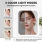 Travel Makeup Bag with LED Mirror Toiletry Bag for women with 10x magnifying glass