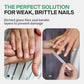 4pc Gray Glass Nail & Pedicure File Set
