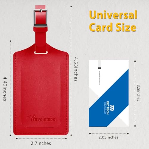 16 Pack Luggage Tags for Suitcases Airplane Travel Essentials (16 Count)