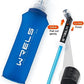 TPU Running Water Bottle with Straw for Hydration Vest Pack BPA (2 Count)