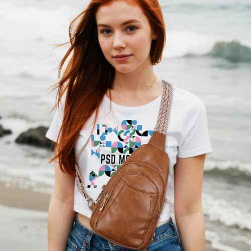Crossbody Bags for Women Anti Theft Vegan Leather Sling Bag RFID Blocking Chest Bag for Travel