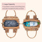 Leather Diaper Bag Backpack