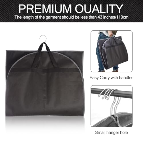 43" Garment Bag for Travel and Storage