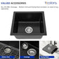 Undermount Quartz Composite Prep Sink