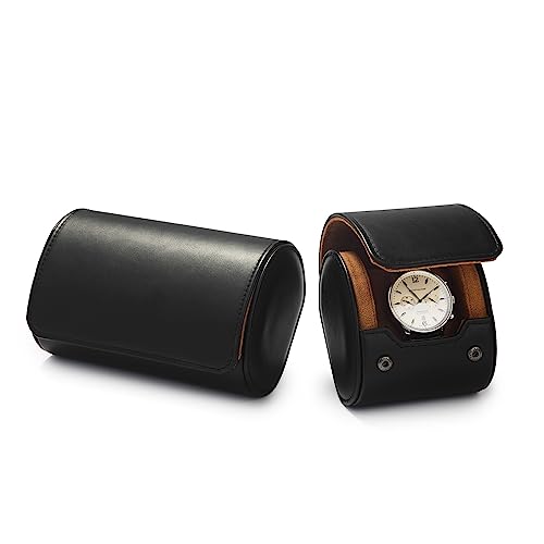 Single Watch Roll Travel Case Black