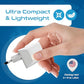 European Egypt Travel Adapter Plug with Dual USB (2 Count)