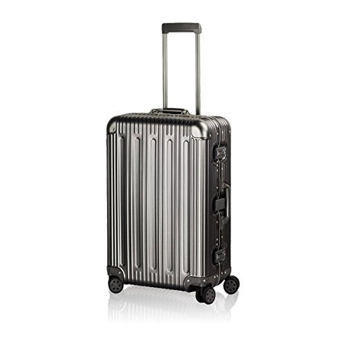 All Aluminum Luggage Zipperless Hard Shell Suitcase with TSA Lock Spinner Wheels Lightweight Metal Alloy Suitcases