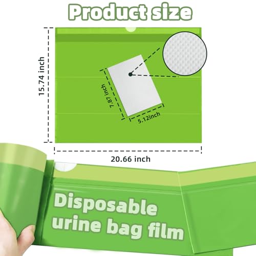 Bedside Commode Liners with Absorbent Pads
