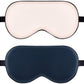 Sleep Mask, Real Natural Pure Silk Eye Masks with Adjustable Strap for Sleeping, Mulberry Silk Eye Sleep Shade Cover, Block Light Reduces Puffy Eyes Traveling Gifts