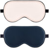 Sleep Mask, Real Natural Pure Silk Eye Masks with Adjustable Strap for Sleeping, Mulberry Silk Eye Sleep Shade Cover, Block Light Reduces Puffy Eyes Traveling Gifts