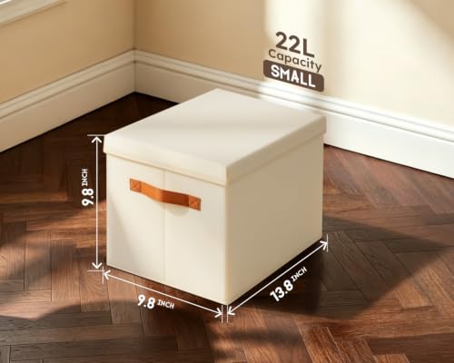 Storage Bins with Lids (6 Count)