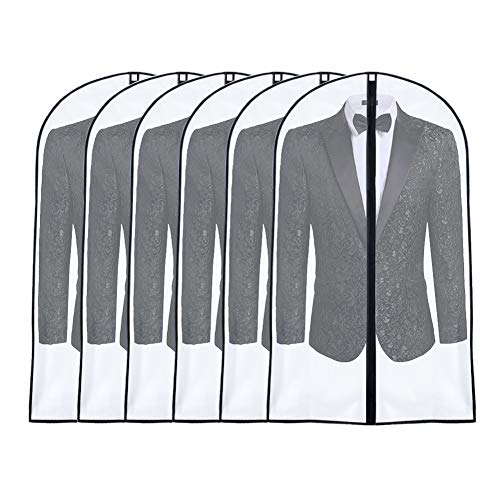 Garment Bags for Hanging Clothes 24'' x 40'' (6 Count)