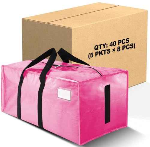 Supports 200lbs Heavy Duty Moving Bags (40 Count)