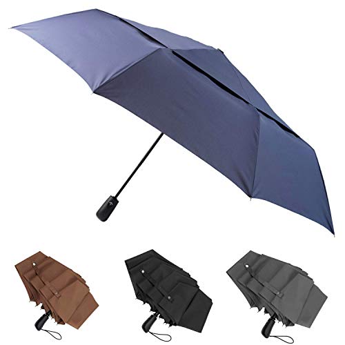 Large Umbrella Windproof 54 Inch Folds Into Portable Travel Size