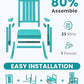 Outdoor Rocking Chair Set of 4 (4 Count)
