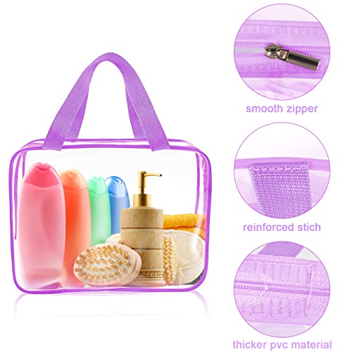 6 Packs Clear Makeup Bags