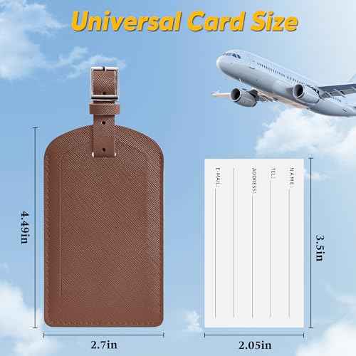3 Pack Luggage Tags for Suitcases (3 Count)