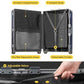 Zipperless Large Suitcase with Wheels Checked Luggage 28 Inch