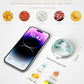 Pill Box 3 Compartment Portable Travel Medicine Box with Mirror