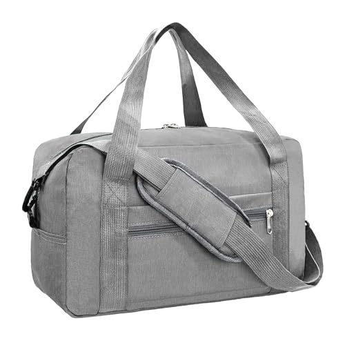 15 Inch Small Carry On Bags for Airplanes Spirit Airlines Personal Item Bag Underseat Foldable Travel Duffle Gym Bags for Women Men