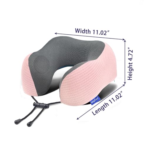 Neck Pillow for Travel with Travel Pouch