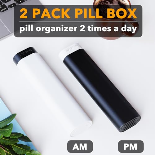 2 Pack Pill Organizer Box 7 Day