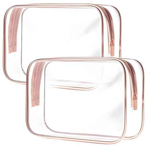 Clear Toiletry Bag (2 Count)
