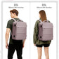 Travel Backpack Carry On for Women Man Gym Backpacks with Laptop Compartment Mochila de Viaje Teacher Personal Item Backpack Rucksack Airplane Accessories Must Haves Pink Purple Small
