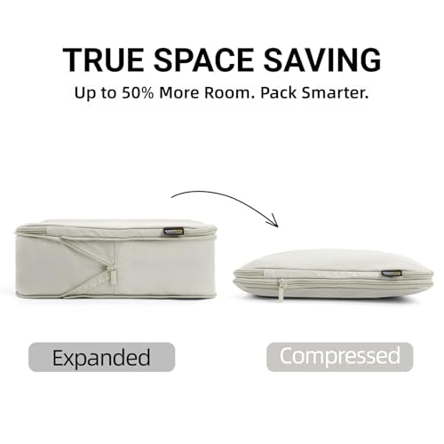 4 Piece Compression Packing Cubes for 3 (4 Count)