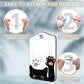 2 Pcs Cute Black Cat Luggage Tags for Suitcases PU Leather Paw Baggage Tags Name ID Label with Privacy Cover and Stainless Steel Loop for Men Women Travel Bag Suitcase (2 Count)