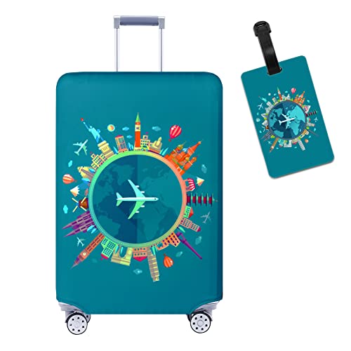 Travelkin Luggage Covers For Suitcase Tsa Approved Suitcase Cover Protector