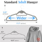 Velvet Felt Stackable Hangers 50 Pack (50 Count)