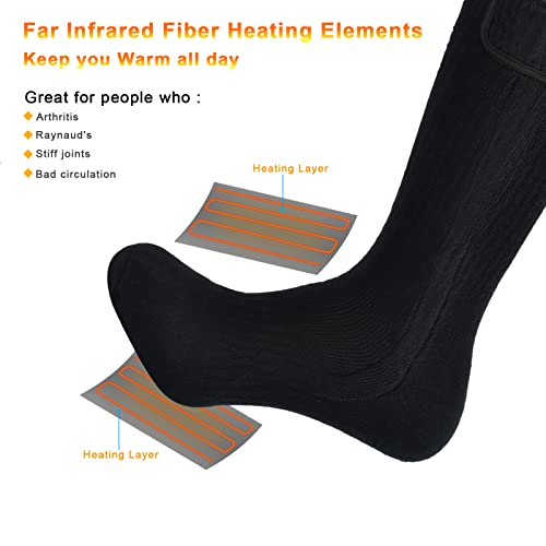 Upgraded Rechargeable Electric Heated Socks