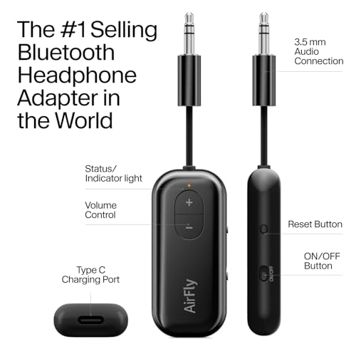 AirFly SE Bluetooth Wireless Audio Transmitter Adapter