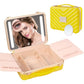 Travel Makeup Train Cases with Lighted Mirror 3 Color Setting