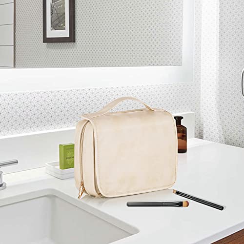 Hanging Travel Toiletry Bag for Women Vegan Leather