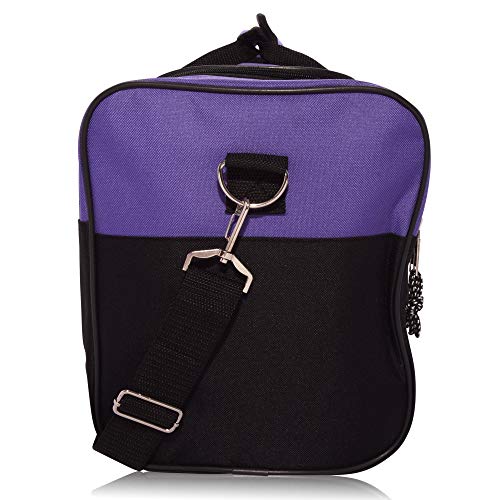 Blank Duffle Bag Duffel Bag in Black and Purple Gym Bag