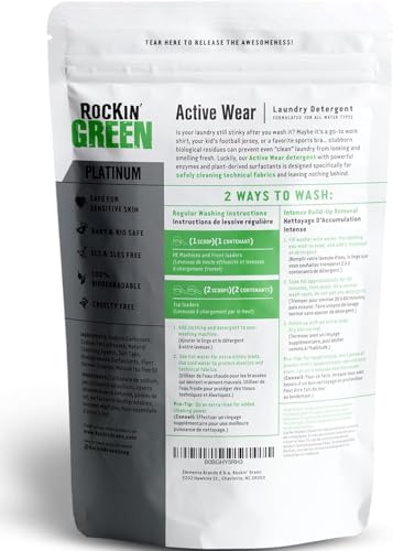 Active Wear Laundry Detergent Powder Lavander Mint 90 Loads (45 Ounce)