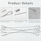 5 Pack Luggage Lock Safety Cable