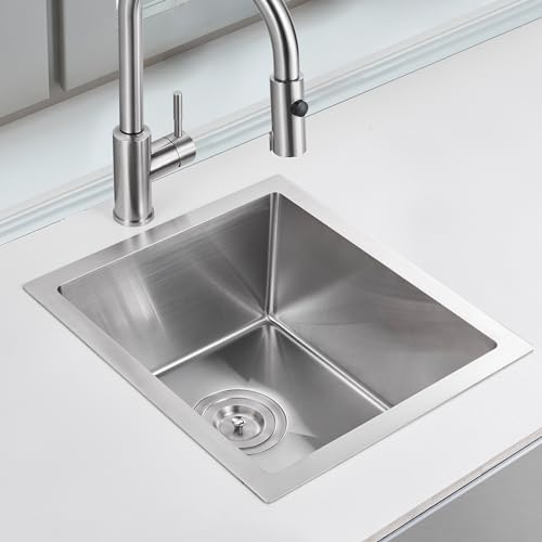 15x17 Inch Undermount Bar Prep Sink