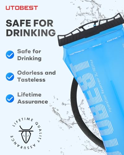 Water Bladder 3L Hydration Bladder for Hiking Backpack